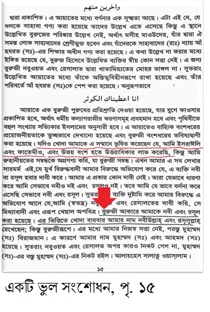 মুহাম্মাদ রাসূলুল্লাহ হওয়ার দাবি 6